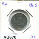 1 FRANC 1969 FRENCH Text BELGIQUE BELGIUM Pièce #AU670.F.A - 1 Franc