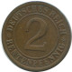 2 RENTENPFENNIG 1924 E DEUTSCHLAND Münze GERMANY #AE274.D.A - 2 Renten- & 2 Reichspfennig