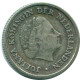 1/10 GULDEN 1956 NIEDERLÄNDISCHE ANTILLEN SILBER Koloniale Münze #NL12111.3.D.A - Antilles Néerlandaises