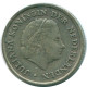 1/10 GULDEN 1966 NIEDERLÄNDISCHE ANTILLEN SILBER Koloniale Münze #NL12788.3.D.A - Netherlands Antilles