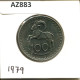 100 MILS 1979 ZYPERN CYPRUS Münze #AZ883.D.A - Cyprus