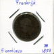 2 CENTIMES 1855 W FRANCE Coin Napoleon III Imperator #AK992.U.A - 2 Centimes