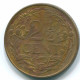 2 1/2 CENT 1965 CURACAO Netherlands Bronze Colonial Coin #S10225.U.A - Curaçao