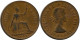 PENNY 1966 UK GRANDE-BRETAGNE GREAT BRITAIN Pièce #AZ844.F.A - D. 1 Penny