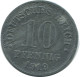 10 PFENNIG 1919 ALEMANIA Moneda GERMANY #AD520.9.E.A - 10 Renten- & 10 Reichspfennig