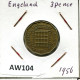 THREEPENCE 1956 UK GREAT BRITAIN Coin #AW104.U.A - F. 3 Pence