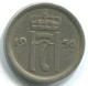 25 ORE 1956 NORWEGEN NORWAY Münze #WW1067.D.A - Norwegen