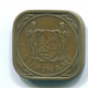 5 CENTS 1972 SURINAM NIEDERLANDE Nickel-Brass Koloniale Münze #S12938.D.A - Surinam 1975 - ...