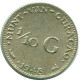 1/10 GULDEN 1948 CURACAO NIEDERLANDE SILBER Koloniale Münze #NL11936.3.D.A - Curaçao