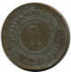 1 CENT 1874 STRAITS SETTLEMENTS MALAYSIA Coin #AX149.U.A - Malaysie
