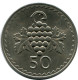 50 MILS 1970 CHIPRE CYPRUS Moneda #AP269.E.A - Cipro