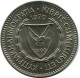50 MILS 1970 CHIPRE CYPRUS Moneda #AP269.E.A - Cipro