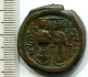 JUSTINII And SOPHIA AE Follis Thessalonica 527AD Large M NIKO #ANC12427.75.E.A - Byzantines