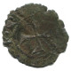 CRUSADER CROSS Authentic Original MEDIEVAL EUROPEAN Coin 0.4g/15mm #AC257.8.E.A - Andere - Europa