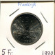 5 FRANCS 1990 FRANCIA FRANCE Moneda #AM387.E.A - 5 Francs