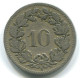 10 RAPPEN 1885 SCHWEIZ SWITZERLAND Münze #WW1129.D.A - Altri & Non Classificati