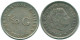 1/10 GULDEN 1966 NIEDERLÄNDISCHE ANTILLEN SILBER Koloniale Münze #NL12810.3.D.A - Antilles Néerlandaises