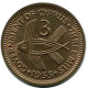 3 MILS 1955 CYPRUS Coin #BA208.U.A - Chypre