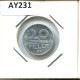 20 FILLER 1991 HUNGARY Coin #AY231.2.U.A - Hungary