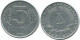 5 PFENNIG 1968 A DDR EAST GERMANY Coin #AE011.U.A - 5 Pfennig