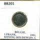 1 FRANC 1991 DUTCH Text BELGIQUE BELGIUM Pièce #BB201.F.A - 1 Franc