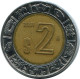 2 PESOS 2001 MEXICO Moneda BIMETALLIC #AH512.5.E.A - México