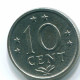 10 CENTS 1979 ANTILLAS NEERLANDESAS Nickel Colonial Moneda #S13589.E.A - Nederlandse Antillen