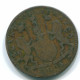 1 KEPING 1804 SUMATRA BRITISH EAST INDE INDIA Copper Colonial Pièce #S11753.F.A - India