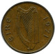 1 PENNY 1971 IRLAND IRELAND Münze #AY663.D.A - Irland
