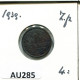 1 CENT 1939 NEERLANDÉS NETHERLANDS Moneda #AU285.E.A - 1 Cent