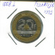 20 FRANCS 1992 FRANCE Trimetallic French Coin #AN470.U.A - 20 Francs