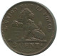 2 CENTIMES 1909 FRENCH Text BÉLGICA BELGIUM Moneda I #AE730.16.E.A - 2 Cents