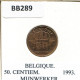 50 CENTIMES 1993 FRENCH Text BELGIUM Coin #BB289.U.A - 50 Cent
