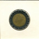 500 LIRE 1990 ITALY Coin BIMETALLIC #AT804.U.A - 500 Lire