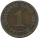 1 PFENNIG 1889 A ALEMANIA Moneda GERMANY #AE588.E.A - 1 Pfennig