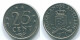 25 CENTS 1971 ANTILLES NÉERLANDAISES Nickel Colonial Pièce #S11579.F.A - Antilles Néerlandaises