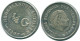 1/4 GULDEN 1967 NIEDERLÄNDISCHE ANTILLEN SILBER Koloniale Münze #NL11586.4.D.A - Antillas Neerlandesas