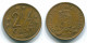 2 1/2 CENT 1970 NIEDERLÄNDISCHE ANTILLEN CENTS Bronze Koloniale Münze #S10472.D.A - Niederländische Antillen