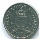 25 CENTS 1971 ANTILLES NÉERLANDAISES Nickel Colonial Pièce #S11575.F.A - Antilles Néerlandaises