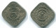 5 CENTS 1970 ANTILLES NÉERLANDAISES Nickel Colonial Pièce #S12496.F.A - Niederländische Antillen