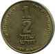1/2 NEW SHEQEL 1985 ISRAEL Coin #AH939.U.A - Israel
