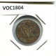 1735 HOLLAND VOC DUIT NEERLANDÉS NETHERLANDS Colonial Moneda #VOC1804.10.E.A - Niederländisch-Indien