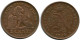 2 CENTIMES 1919 FRENCH Text BÉLGICA BELGIUM Moneda #BA432.E.A - 2 Centimes