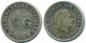 1/4 GULDEN 1956 NIEDERLÄNDISCHE ANTILLEN SILBER Koloniale Münze #NL10940.4.D.A - Netherlands Antilles