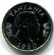 50 SENTI 1990 TANZANIE TANZANIA UNC Rabbit Pièce #W11061.F.A - Tanzanía