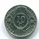 10 CENTS 1991 ANTILLAS NEERLANDESAS Nickel Colonial Moneda #S11338.E.A - Antillas Neerlandesas