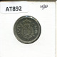 5 PESETAS 1975 SPANIEN SPAIN Münze #AT892.D.A - 5 Pesetas