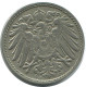 5 PFENNIG 1911 J GERMANY Coin #AE619.U.A - 5 Pfennig