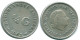 1/4 GULDEN 1962 NIEDERLÄNDISCHE ANTILLEN SILBER Koloniale Münze #NL11122.4.D.A - Antilles Néerlandaises