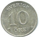 10 ORE 1928 SUÈDE SWEDEN ARGENT Pièce #AD051.2.F.A - Sweden